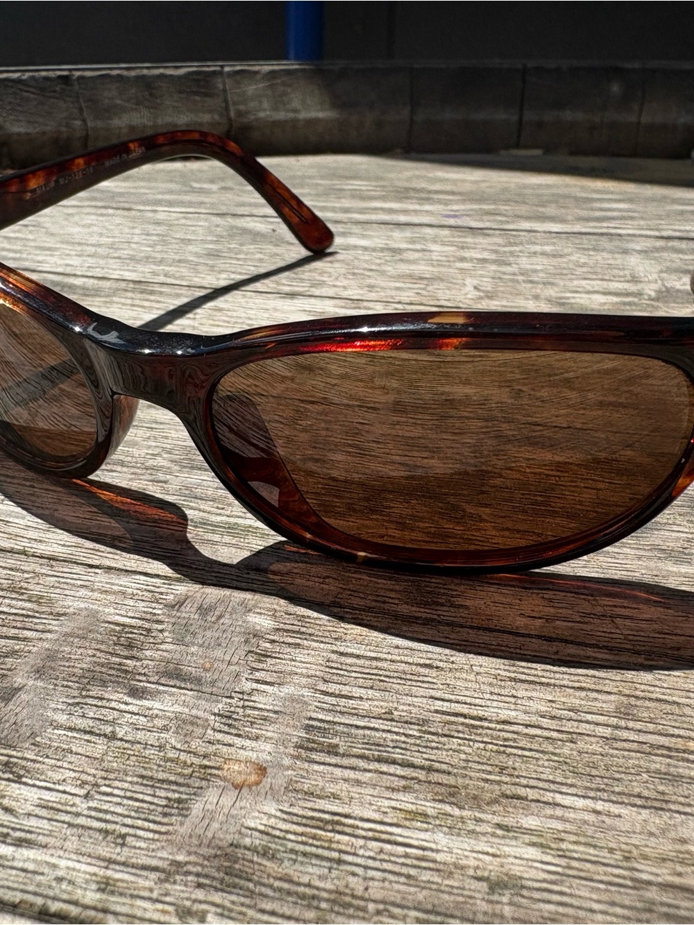 Maui Jim Tortoise Frame Sunglasses with Brown Lenses
